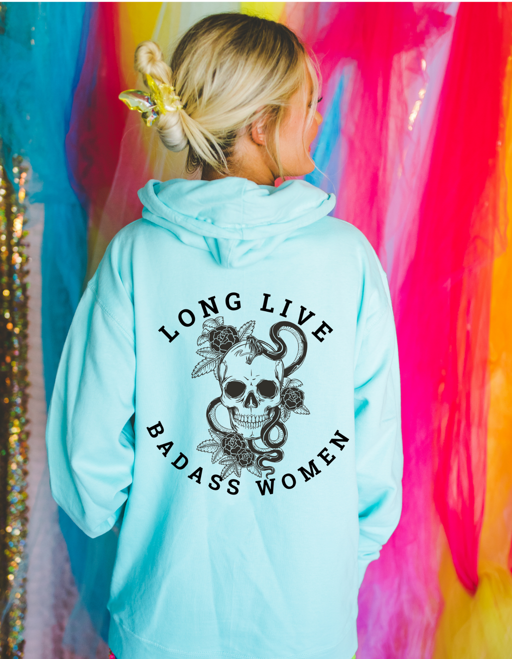 Skull & Snake 'Long Live Badass Women' Hoodie