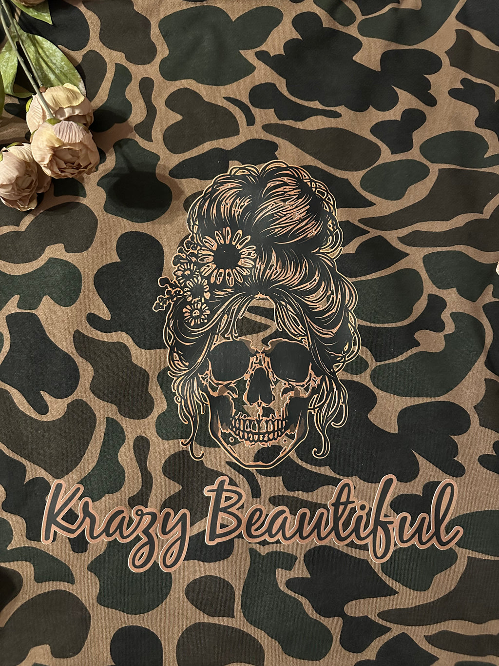Krazy Beautiful Camo Hoodie