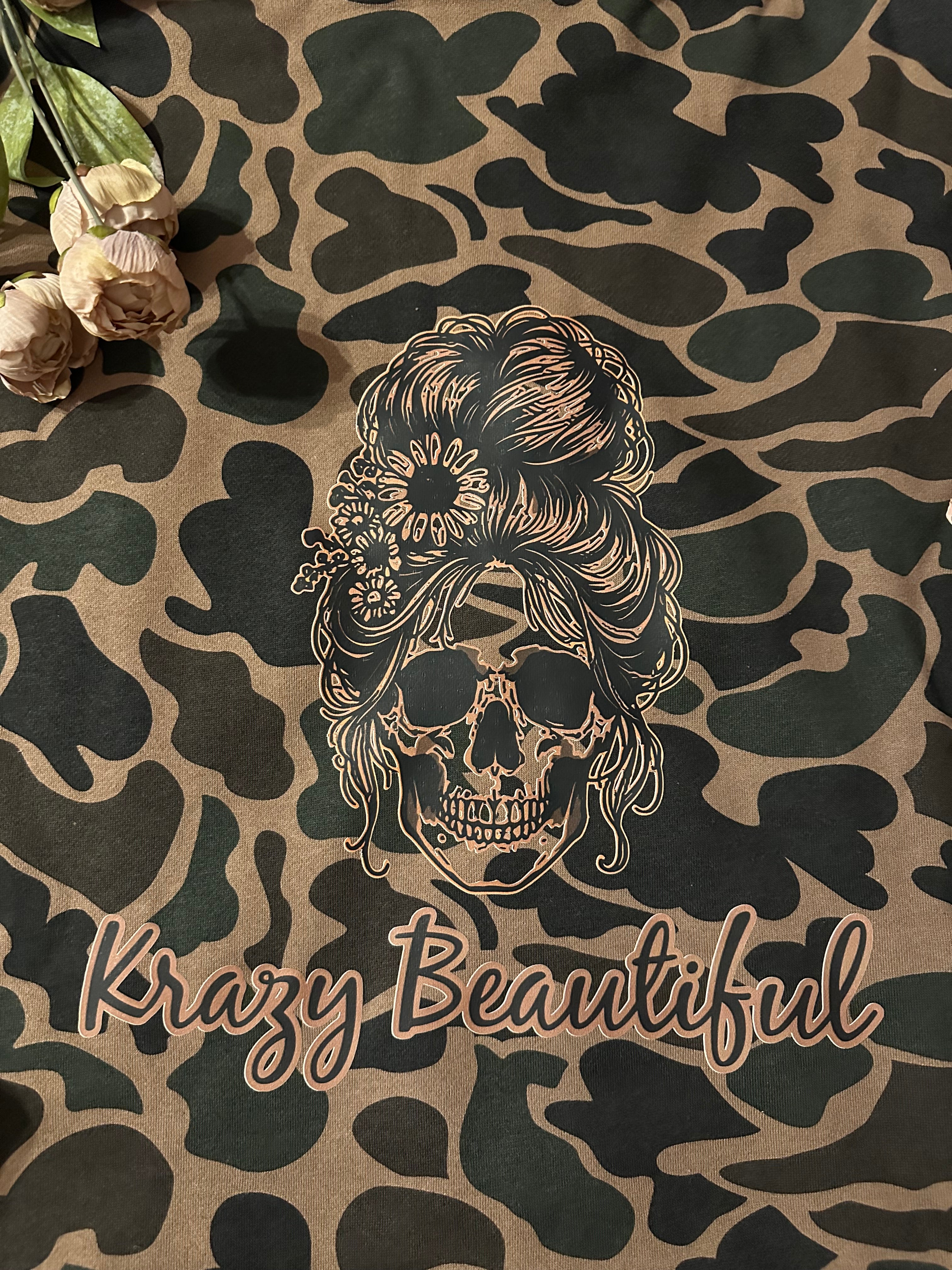 Krazy Beautiful Camo Hoodie