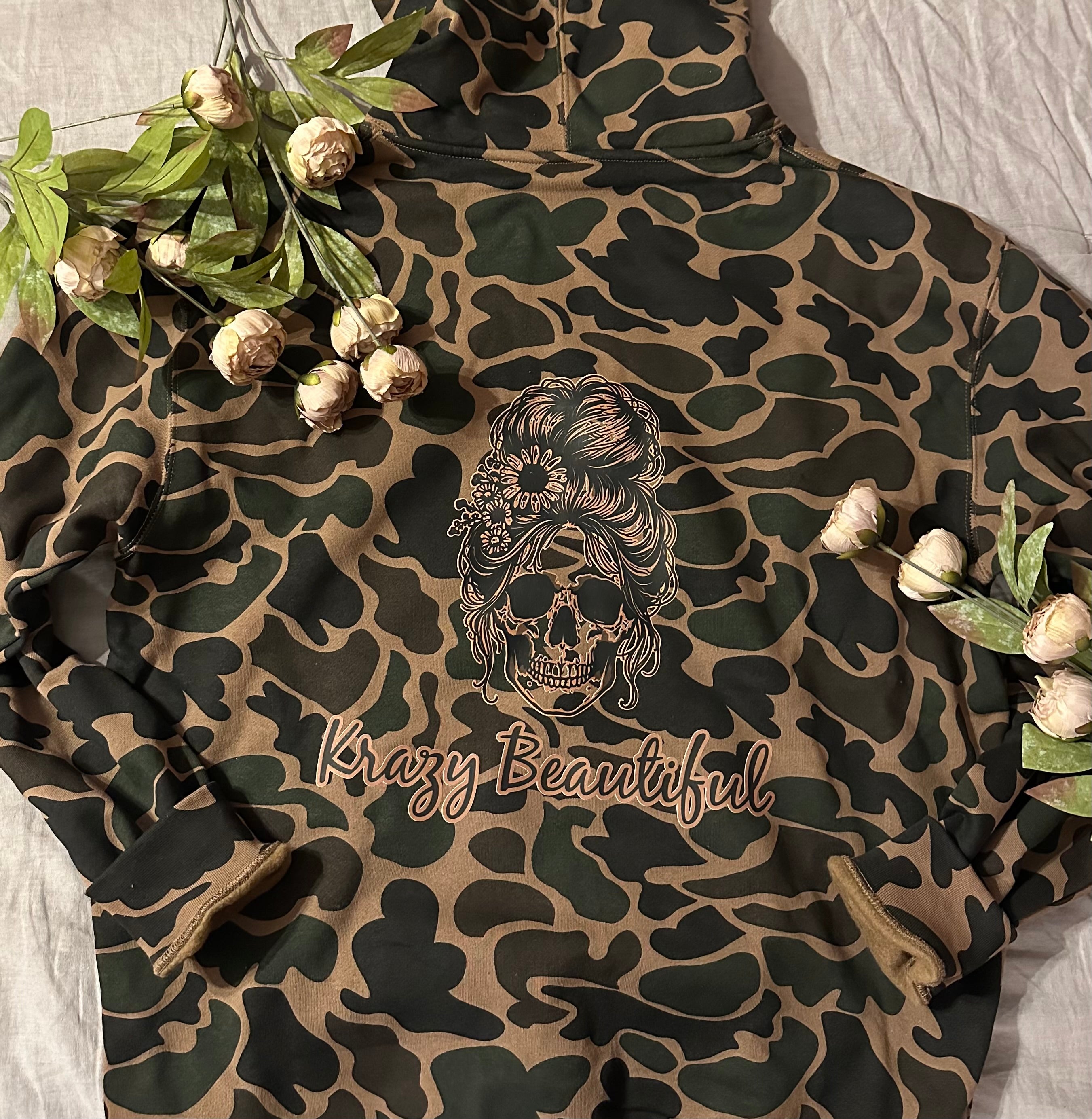 Krazy Beautiful Camo Hoodie